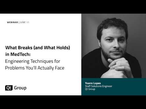 Webinar: What Breaks (and What Holds) in MedTech – Engineering Techniques for Problems You'll Actually Face