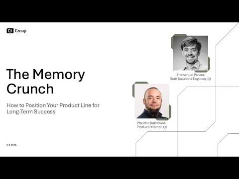 Webinar: The Memory Crunch: How to Position Your Product Line for Long-Term Success