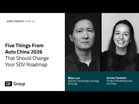 Video Podcast: Five Things From Auto China 2026 That Should Change Your SDV Roadmap