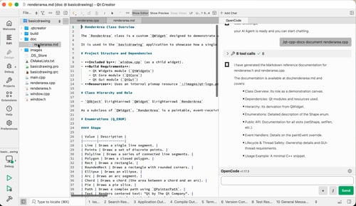 Qt Creator 20 and local AI