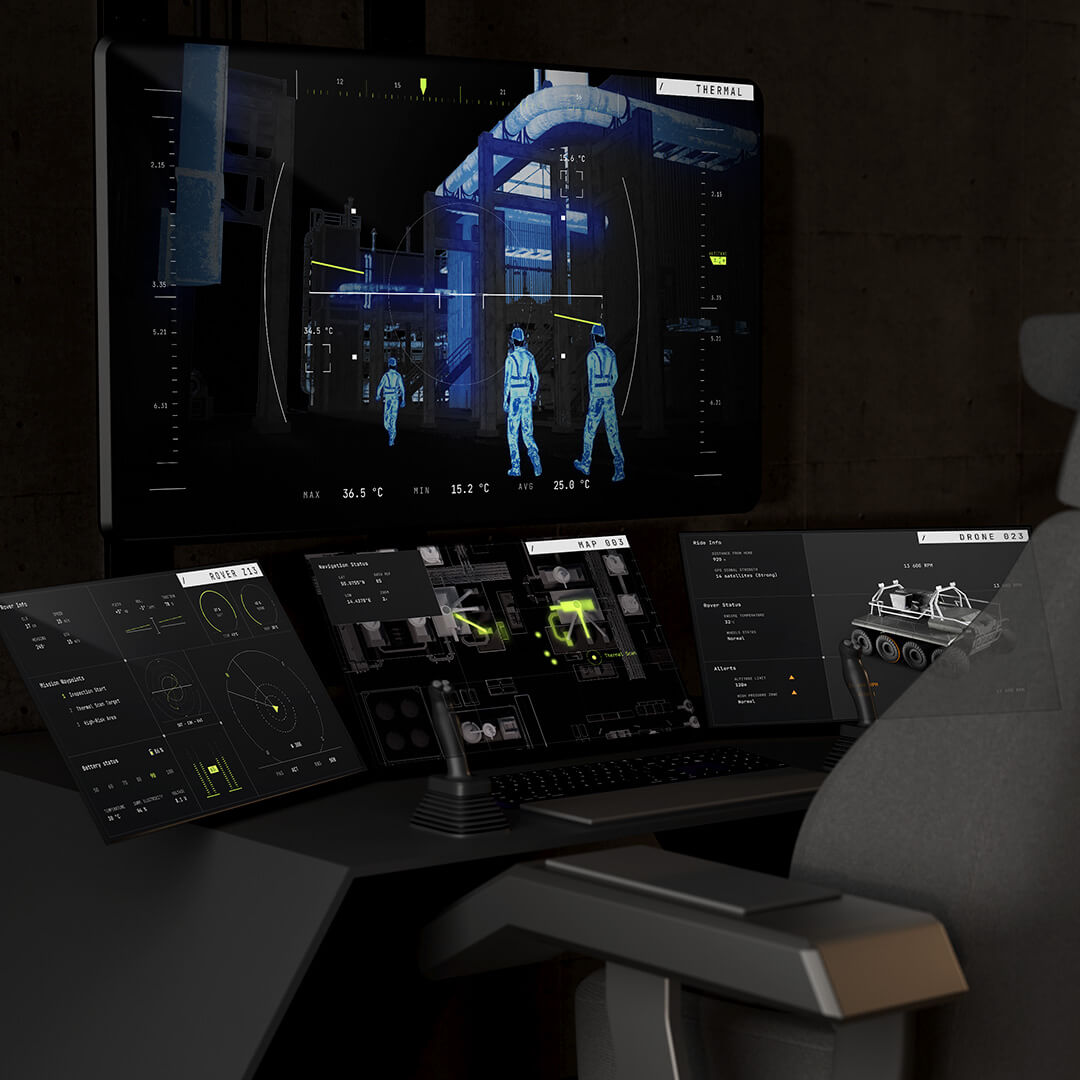 defense-rover-control room