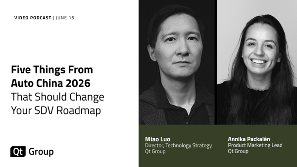 Video Podcast: Five Things From Auto China 2026 That Should Change Your SDV Roadmap