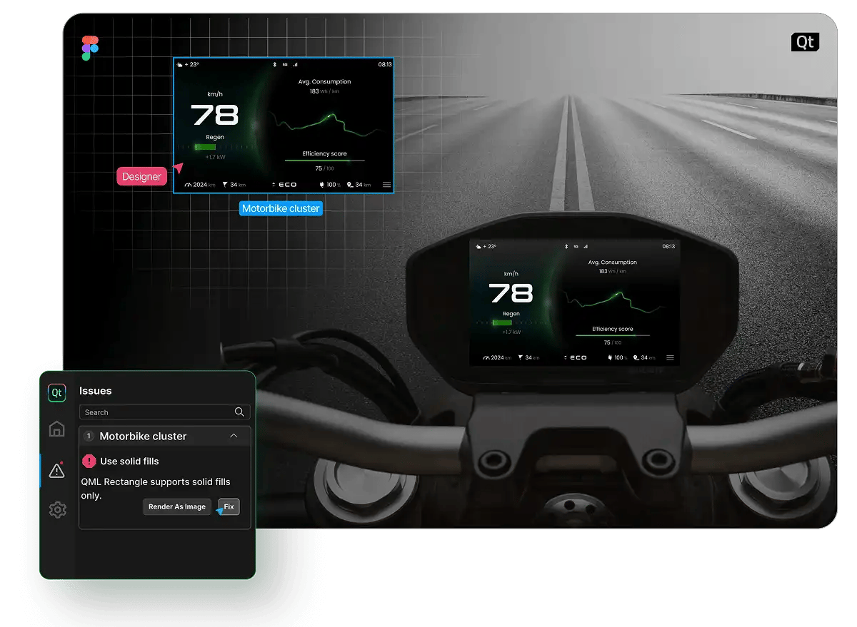 Qt-plugin-Figma-GUI-design-tool-hero-dark-green